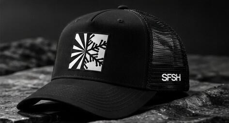Black SFSH Chapter One trucker cap